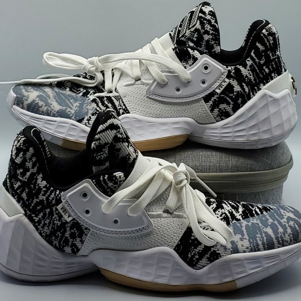 Adidas JAMES HARDEN VOL.4 COOKIES AND CREAM MENS SIZE 6.5 BASKETBALL EF1260 RARE
